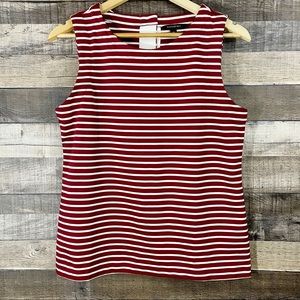 Banana Republic Sleeveless Striped Blouse
